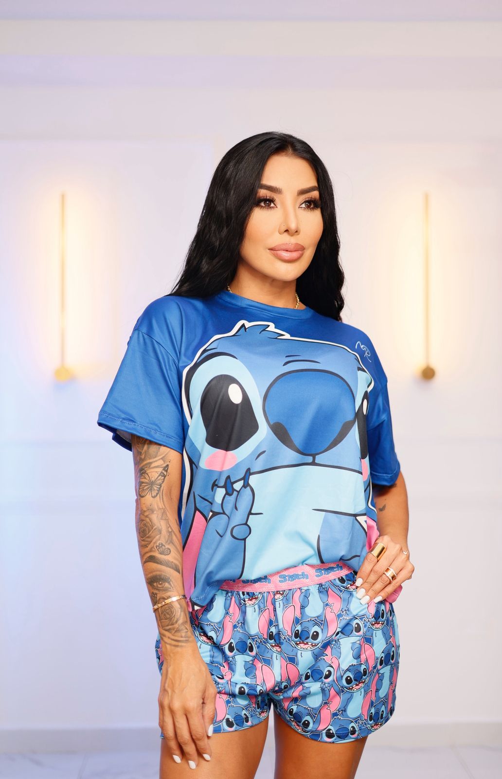 Pijama Short Stich