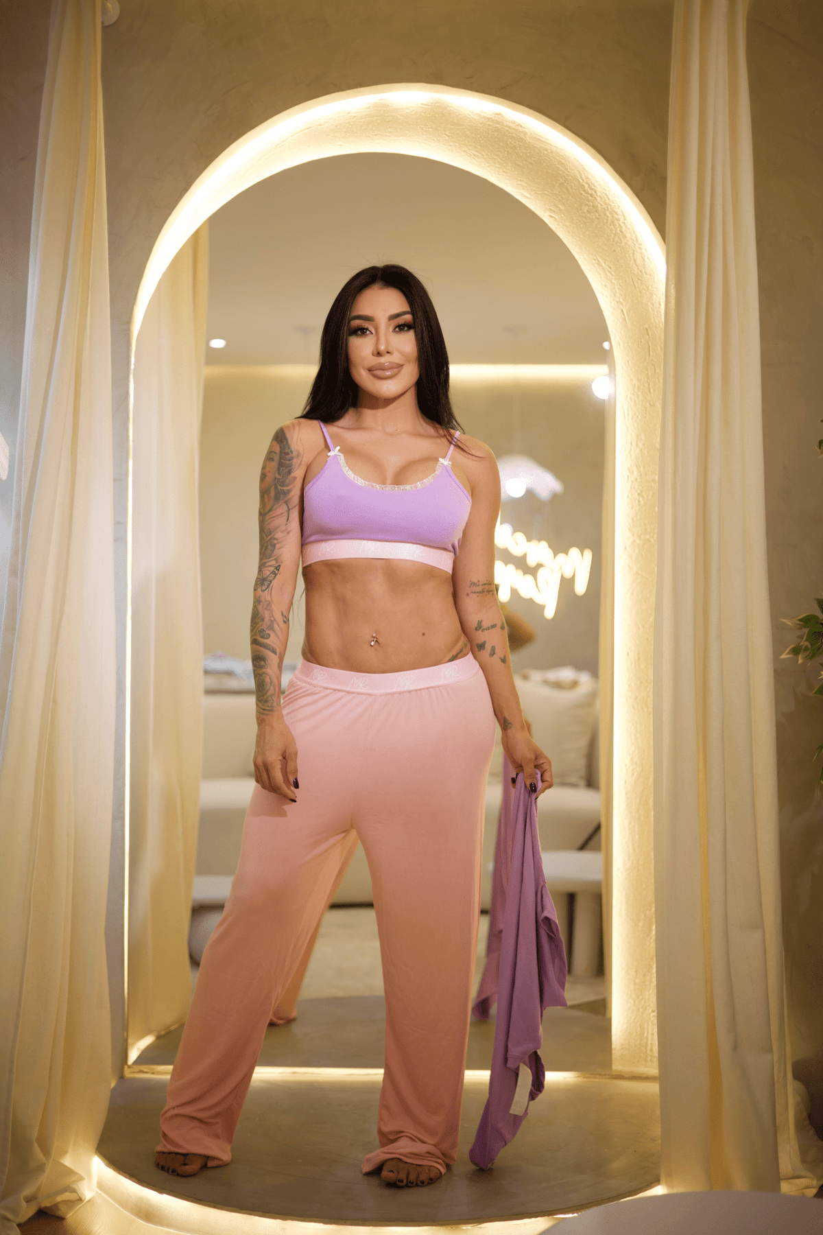Set rosado y lila - Pijamas MR