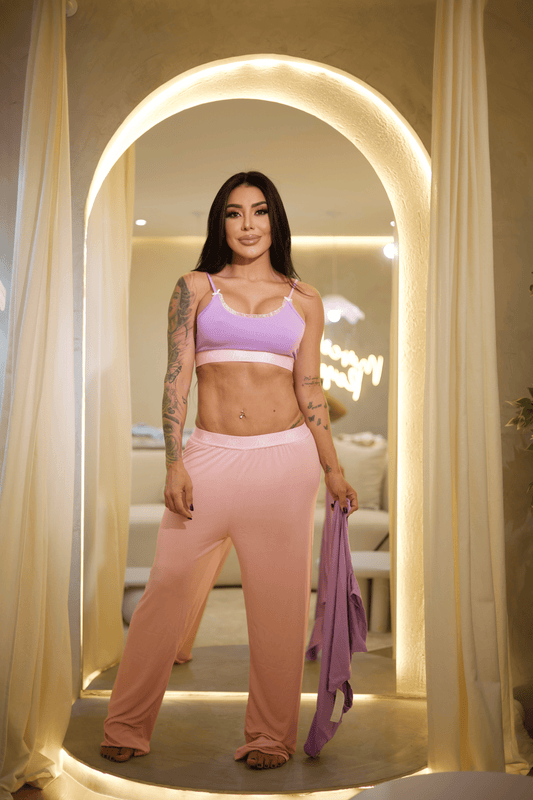 Set rosado y lila - Pijamas MR