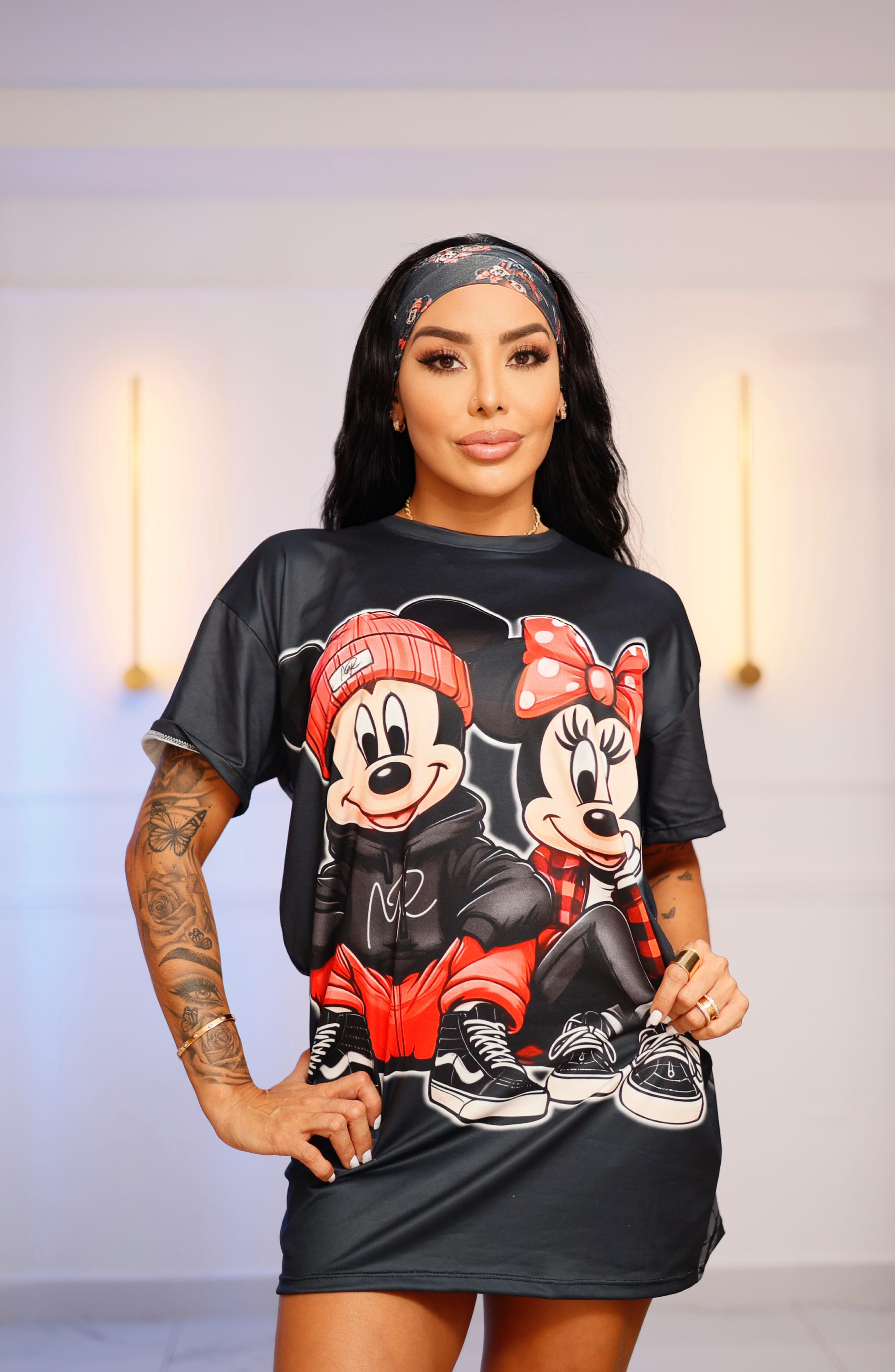 Batola Minnie y Mickei - Negra
