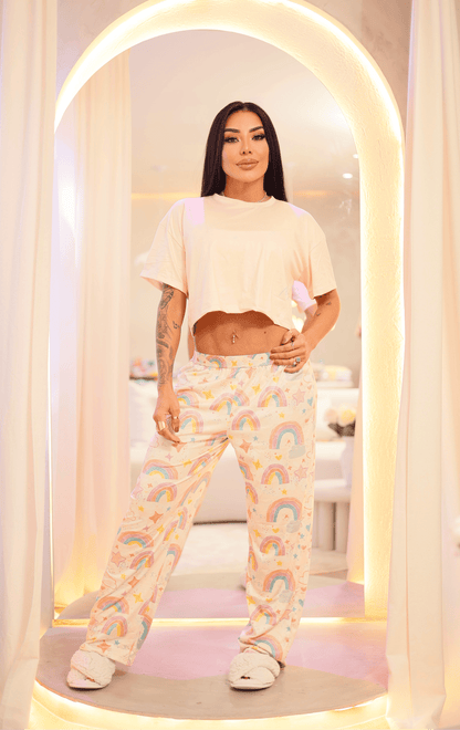 Pijama Set Arcoíris Pastel - Pijamas MR