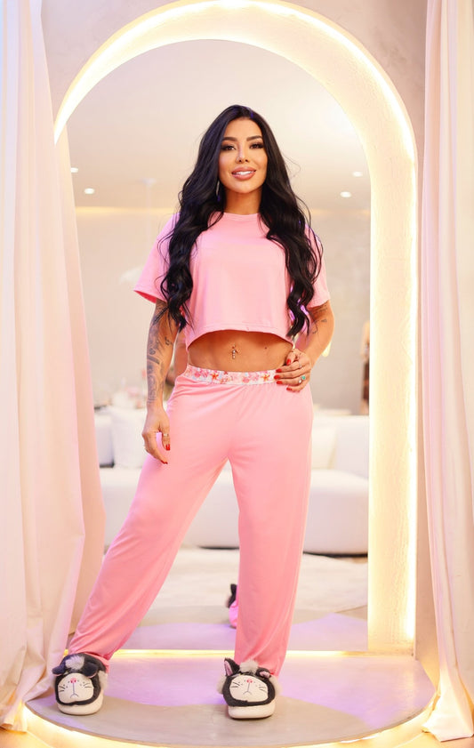 Pijama Set Rosado - Pijamas MR
