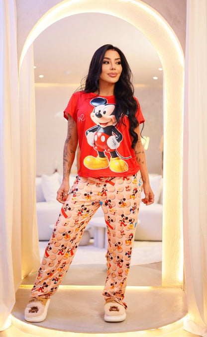 Pijama Trio Mickey y Amigos - Pijamas MR